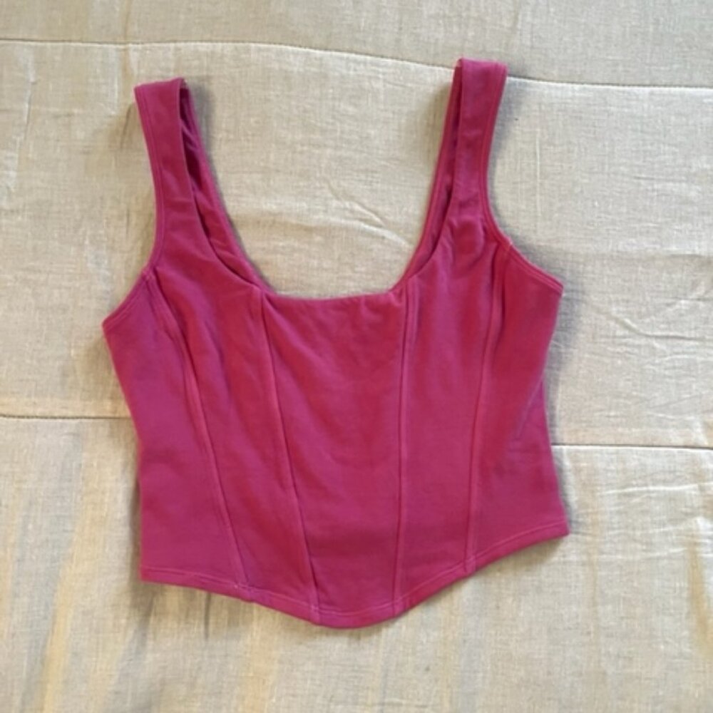 ORGANIC Cotton Corset Tank Top